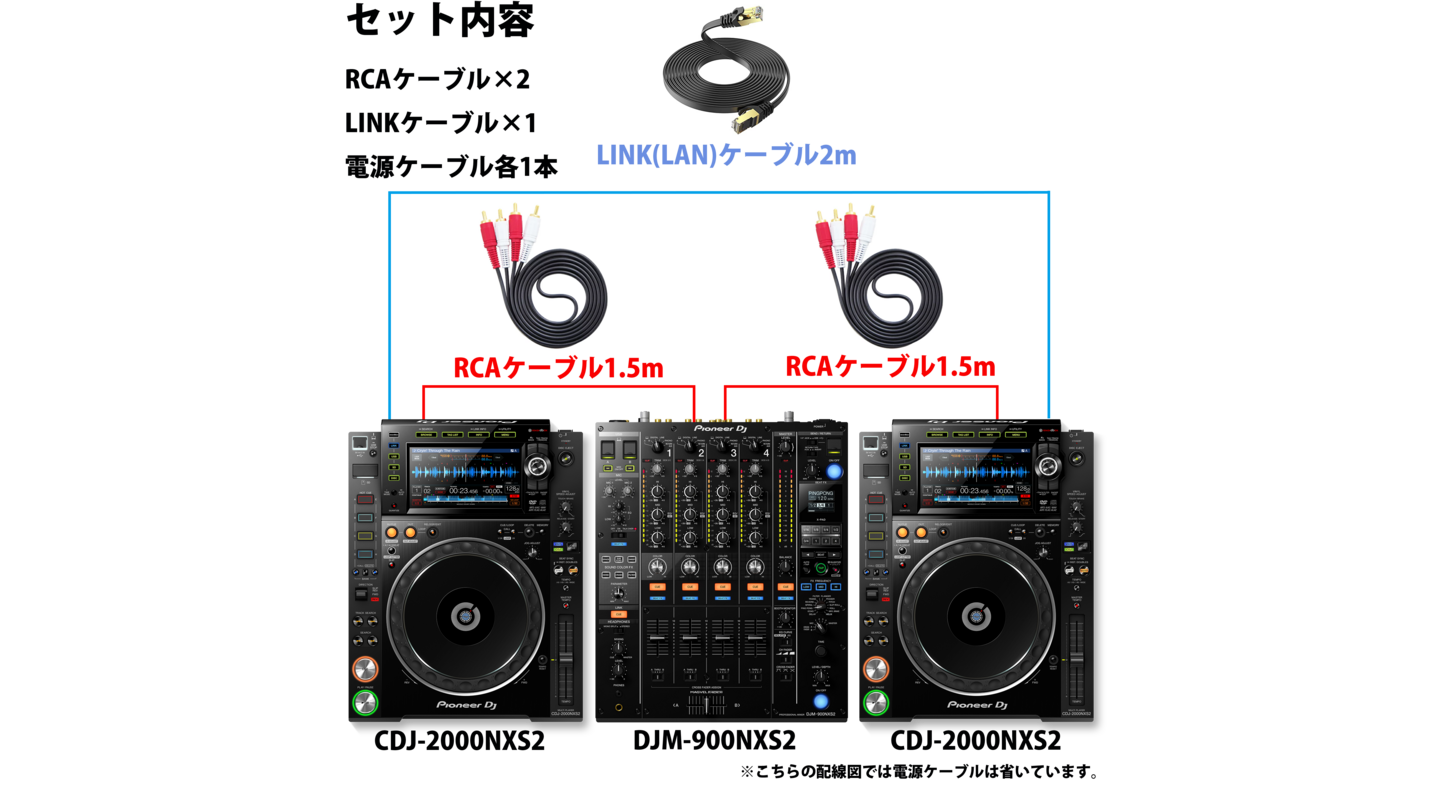DJセットB (CDJ2000NXS2) | ネクサスミュージック - 全国配送DJ機材 